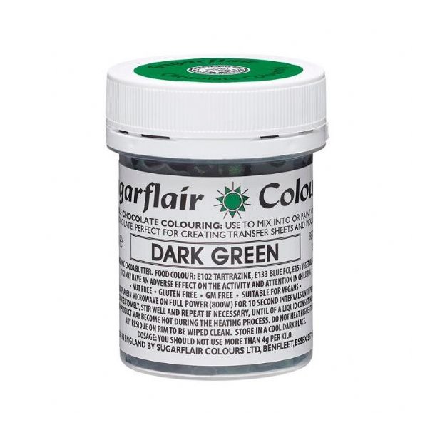 Chokoladefarve Sugar flair dark grn