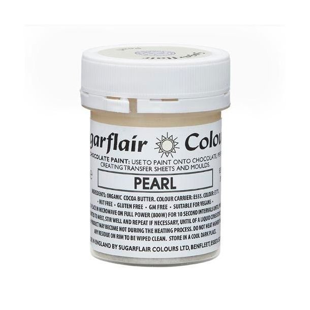 Chokoladefarve sugarflair Pearl