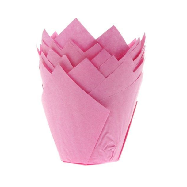 Tulip Muffinsforme Pink 36 styk. House of Marie.